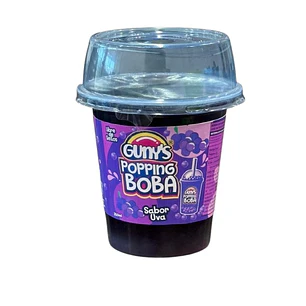 Bebida Popping Boba Uva Morada Gunys ( 3 x 350 ML )