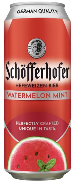 Cerveza Schofferhofer Sandía Menta ( 4 x 500 ML )
