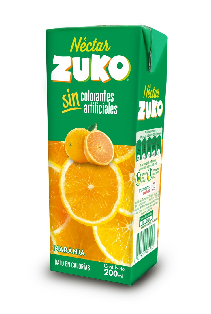 Néctar Zuko Naranja ( 6 x 200 ML )