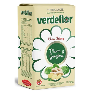 Yerba Mate Verdeflor Menta Jengibre ( 3 x 500 G )