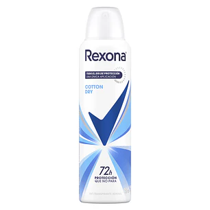 Desodorante Antitranspirante Aerosol Rexona Woman Cotton Dry ( 3 x 150 ML )