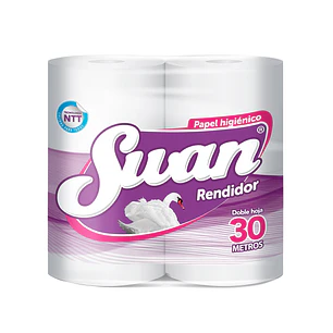 Papel Higiénico Swan Rendidor 30 Metros ( 10 x 4 Rollos )