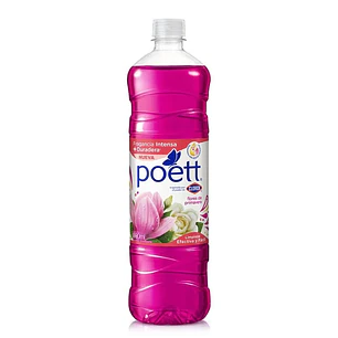 Limpiador Desinfectante Poett Flores de Primavera ( 3 x 900 ML )