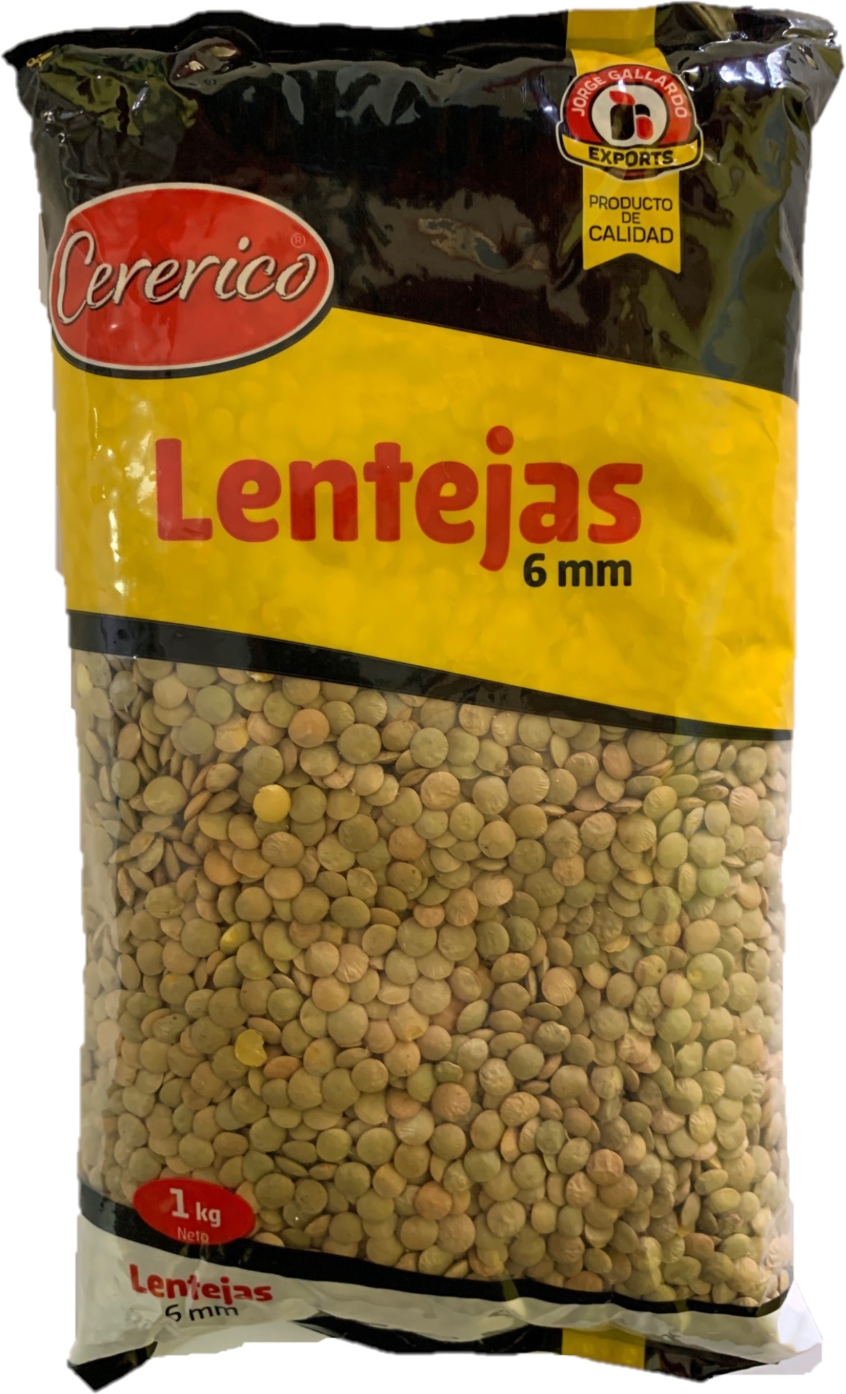 Lentejas 6MM Cere Rico ( 2 x 1 KG )
