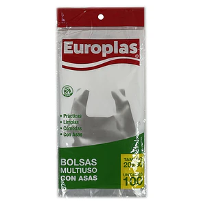 Bolsas Multiuso con Asas Europlas 20 x 30 CM ( 100 UD )