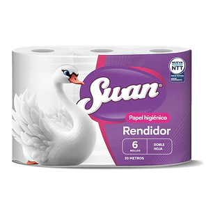 Papel Higiénico Swan Rendidor 20 Metros ( 8 x 6 Rollos )