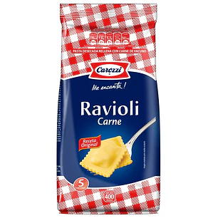 Fideos Ravioli Carne Carozzi ( 4 x 400 G )