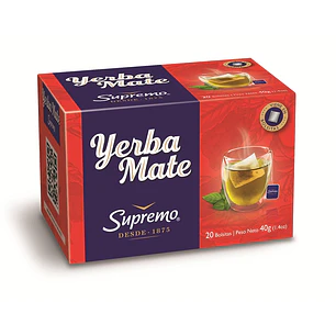Yerba Mate Supremo ( 4 x 20 Bolsitas )