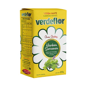 Yerba Mate Verdeflor Serrana ( 3 x 250 G )