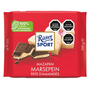 Chocolate Ritter Sport Mazapán ( 2 x 100 G )