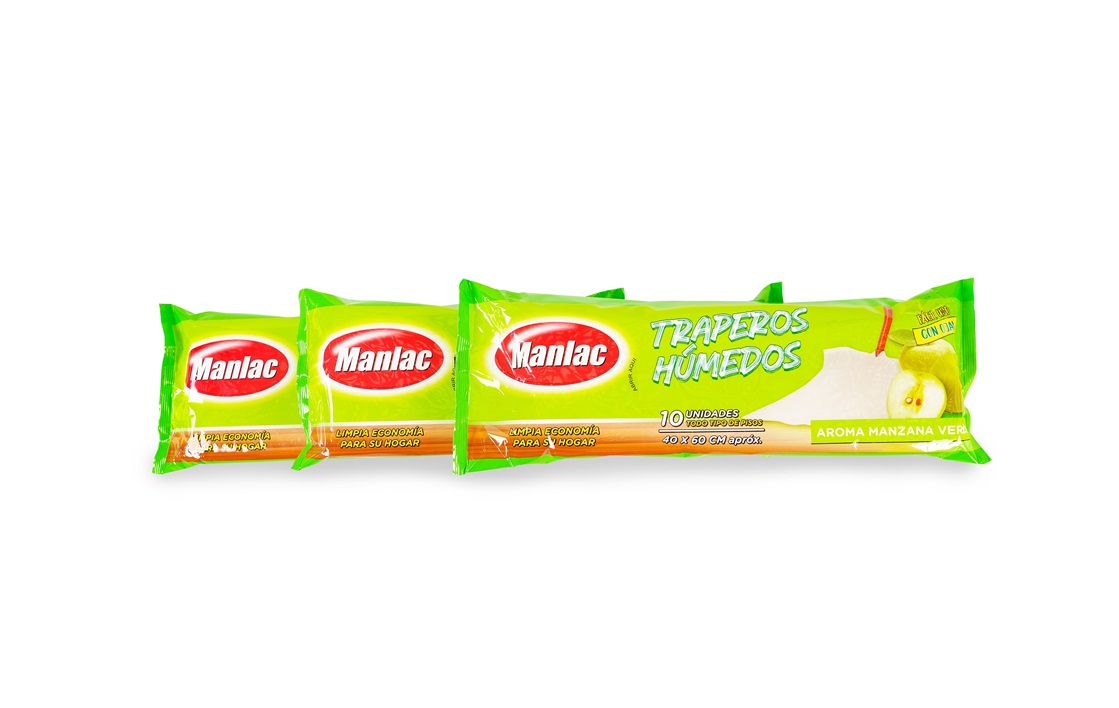 Trapero Húmedo Manlac Manzana ( 3 UD )