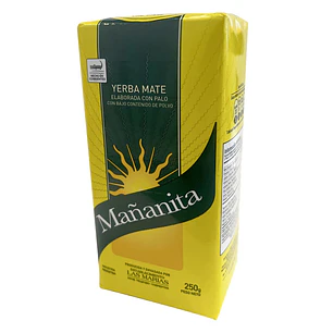 Yerba Mate Prensada con Palo Mañanita ( 2 x 250 G )