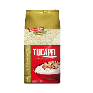 Arroz Grado 1 Pregraneado Tucapel ( 5 x 1 KG )