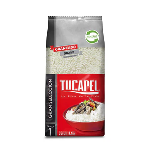 Arroz Grado 1 Gran Selección Tucapel ( 5 x 1 KG )