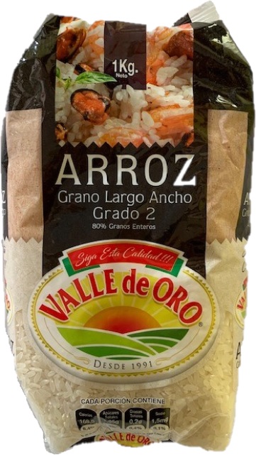 Arroz Valle de Oro Grado 2 ( 5 x 1 KG )
