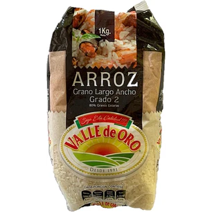 Arroz Valle de Oro Grado 2 ( 5 x 1 KG )