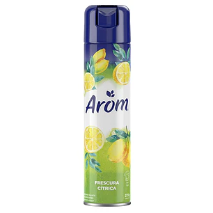 Desodorante Ambiental Aerosol Arom Frescura Cítrica ( 3 x 225 G )
