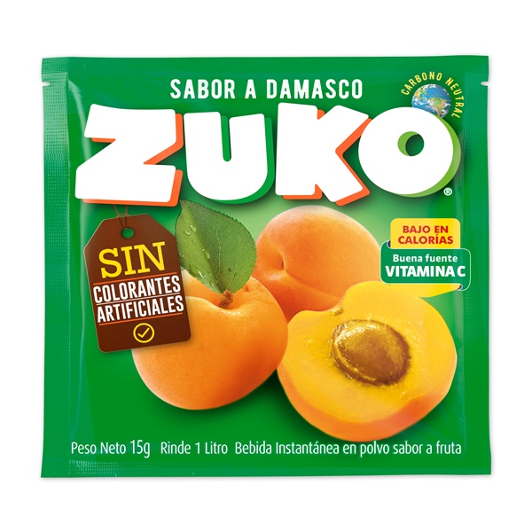 Jugo en Polvo Zuko Damasco ( 10 UD )