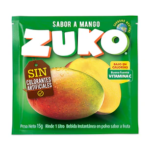Jugo en Polvo Zuko Mango ( 10 UD )