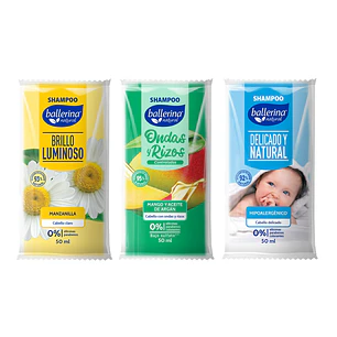 Shampoo Ballerina Mixto Sachet ( 50 x 50 ML )