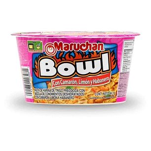 Bowl Camarón Limón Picante Maruchan ( 3 x 94.3 G )