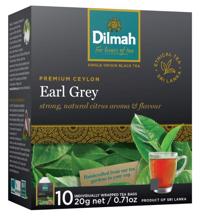 Té Dilmah Earl Grey ( 4 x 10 bolsitas )