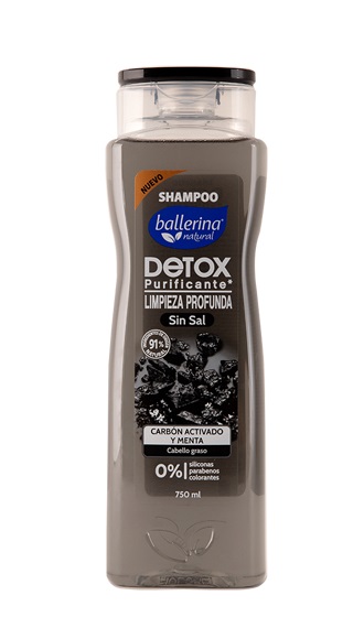 Shampoo Ballerina Carbón Botella ( 2 x 750 ML )