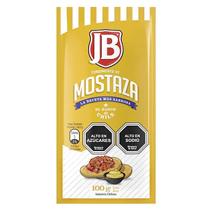 Mostaza JB Sachet  ( 18 x 100 G )