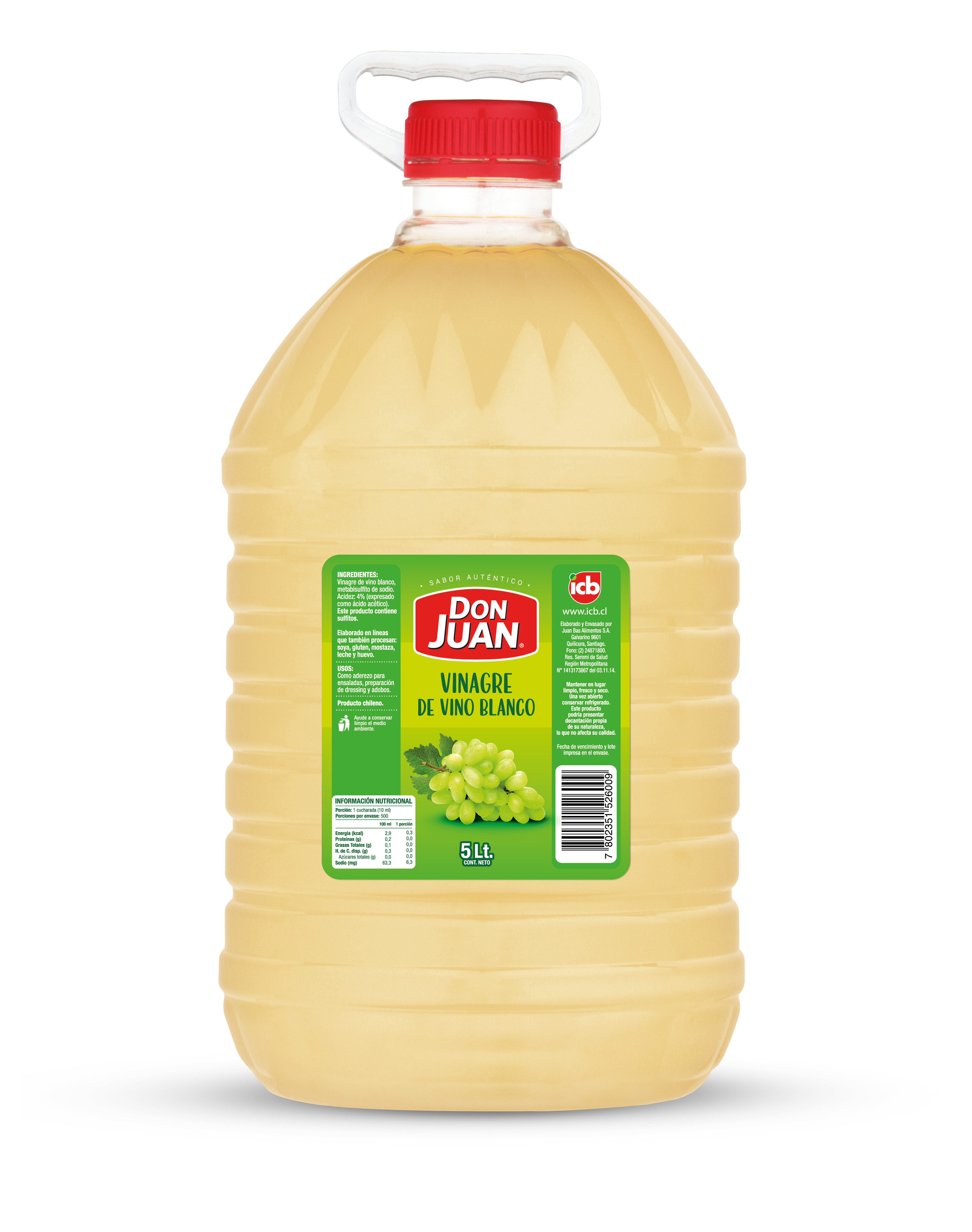 Vinagre Blanco Don Juan ( 5 LT )
