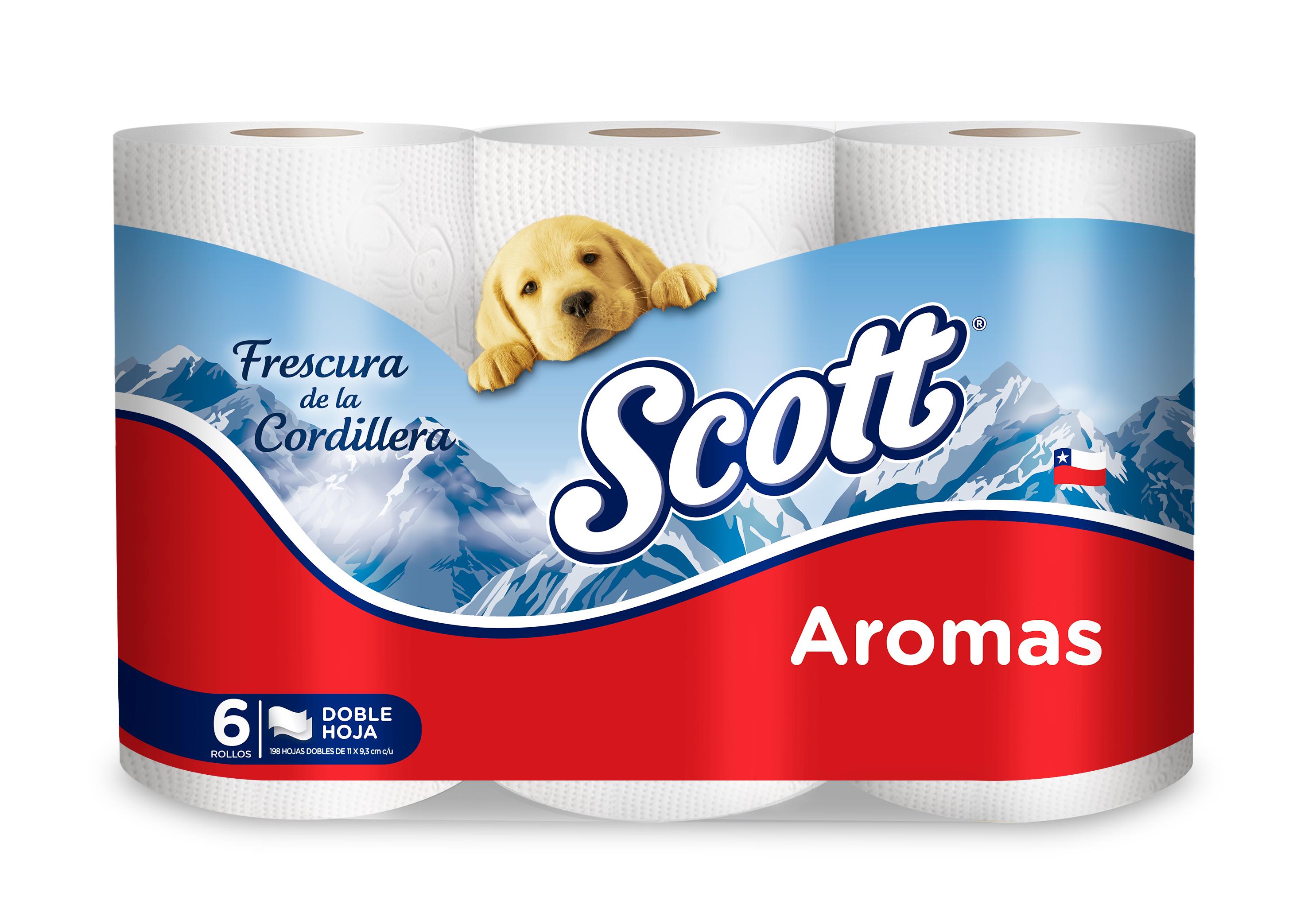 Papel Higiénico Scott Aromas ( 8 x 6 Rollos )