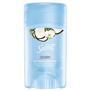 Desodorante Antitranspirante en Gel Secret Coco  ( 3 x 45 G )