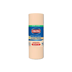 Bolsas de Basura Aroma Vainilla Virutex 50 x 70 CM ( 1 Rollo )