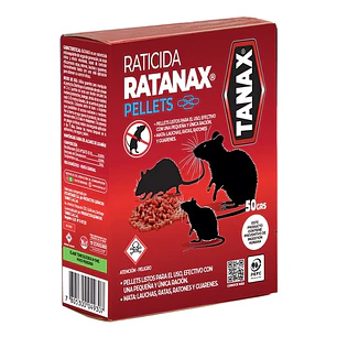 Raticida Pellet Ratanax ( 3 x 50 G )