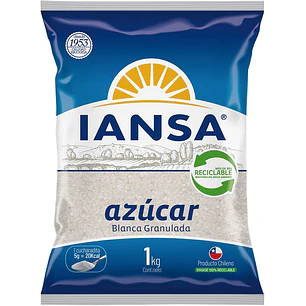Azúcar Iansa ( 5 x 1 KG )
