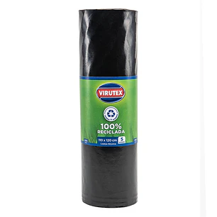 Bolsas de Basura Biorollo Virutex 110 x 120 CM ( 1 Rollo )