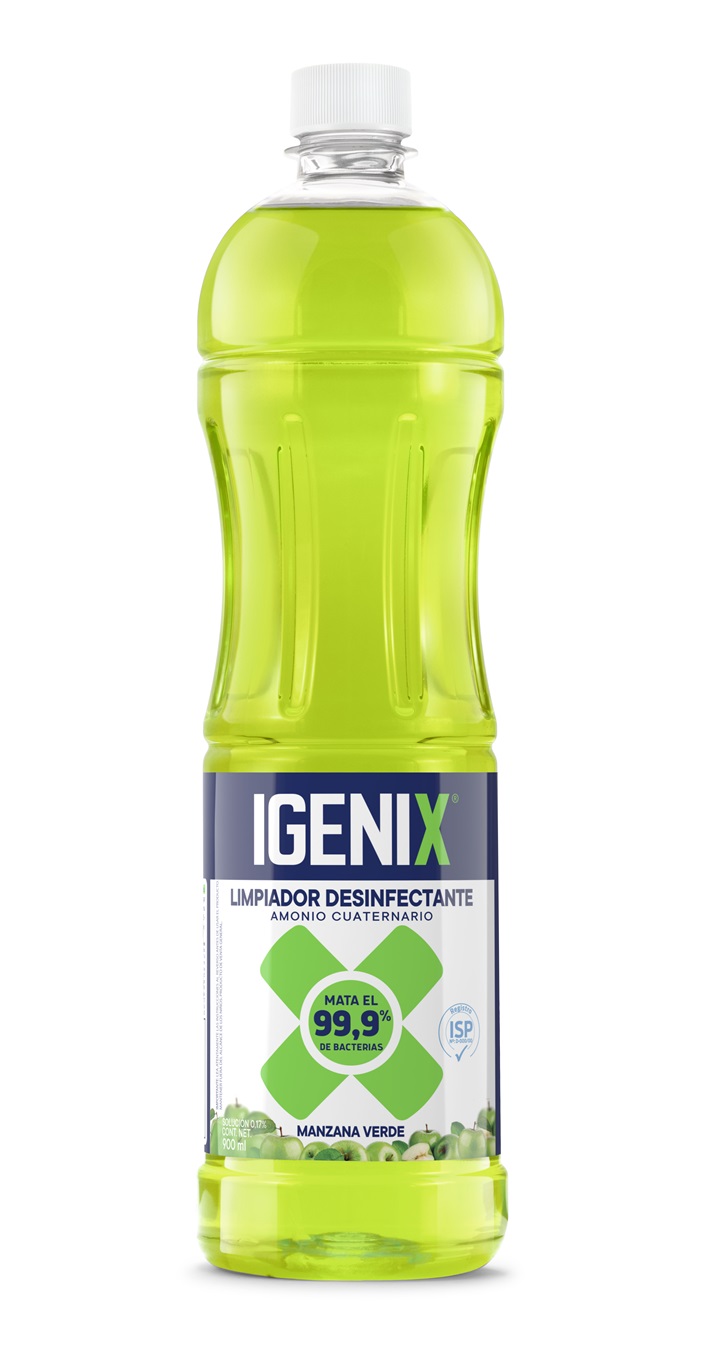Limpiador Desinfectante Igenix Manzana Verde ( 2 x 900 ML )