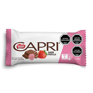 Chocolate Capri Relleno Frutilla ( 5 x 90 G )
