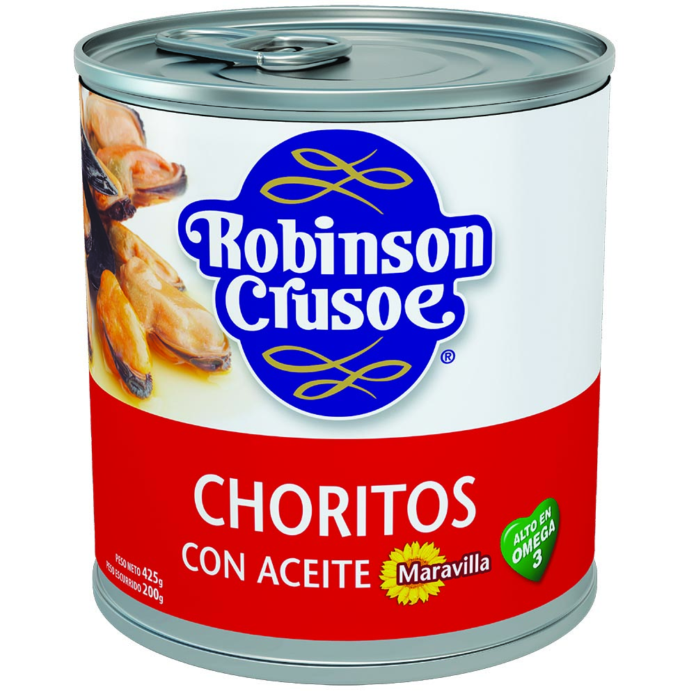 Choritos Robinson Crusoe Aceite ( 3 x 425 G )