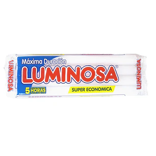 Velas Luminosa Súper Económica ( 5 x 4 UD )