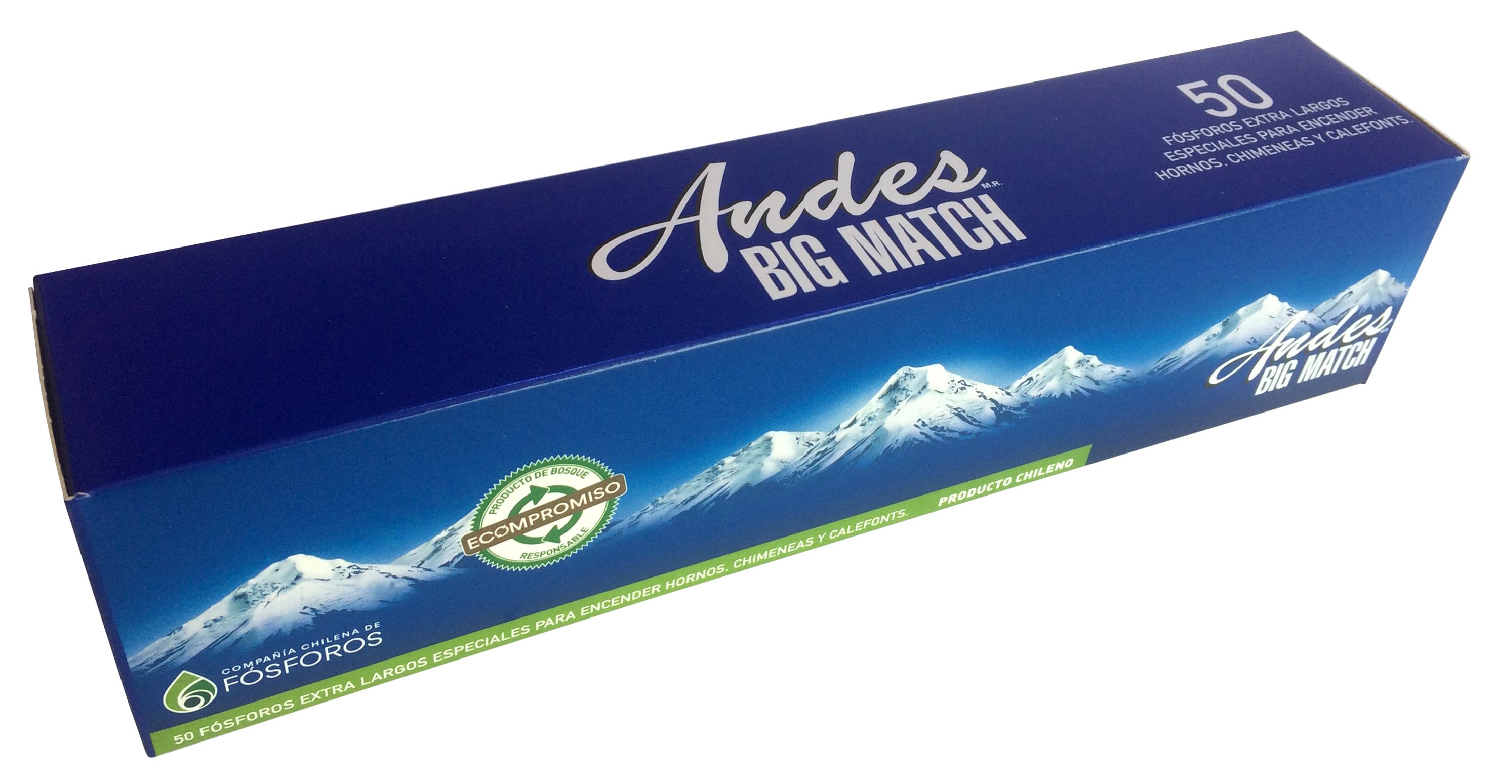 Fósforos Andes Big Match ( 5 UD )
