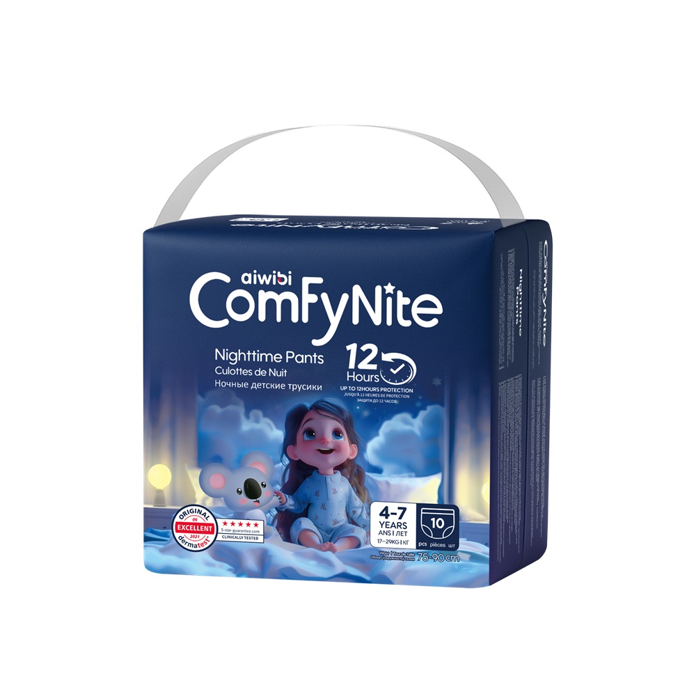 Calzoncito Nocturno Aiwibi ComfyNite Talla P/M Pack 10 Unidades