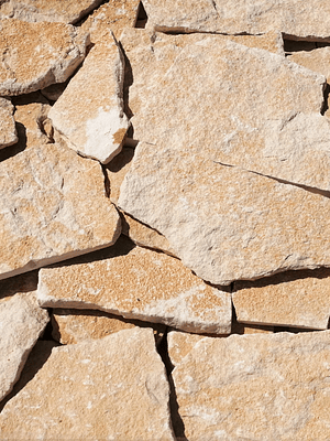 Laje em pedra rustica para revestimento | Stº António