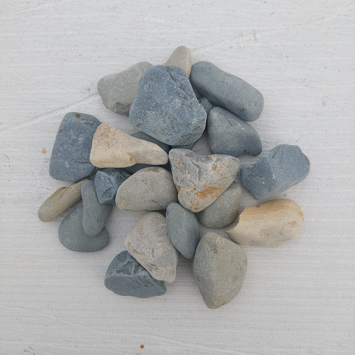 Seixo Rolado Azul Creme 1