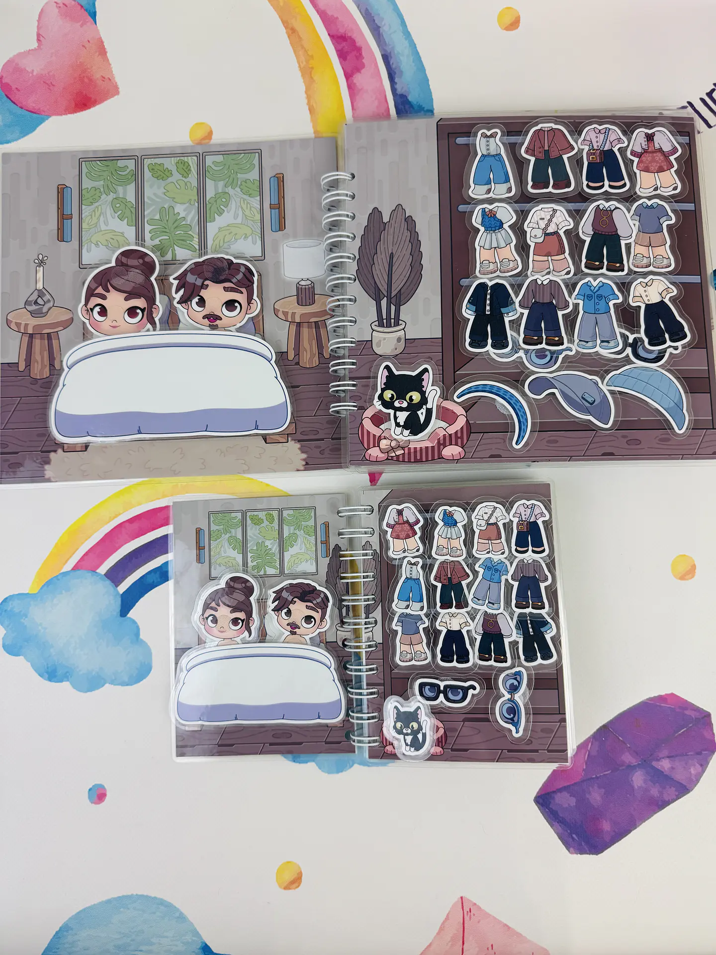AVATAR WORLD BRONW + STICKERS  8