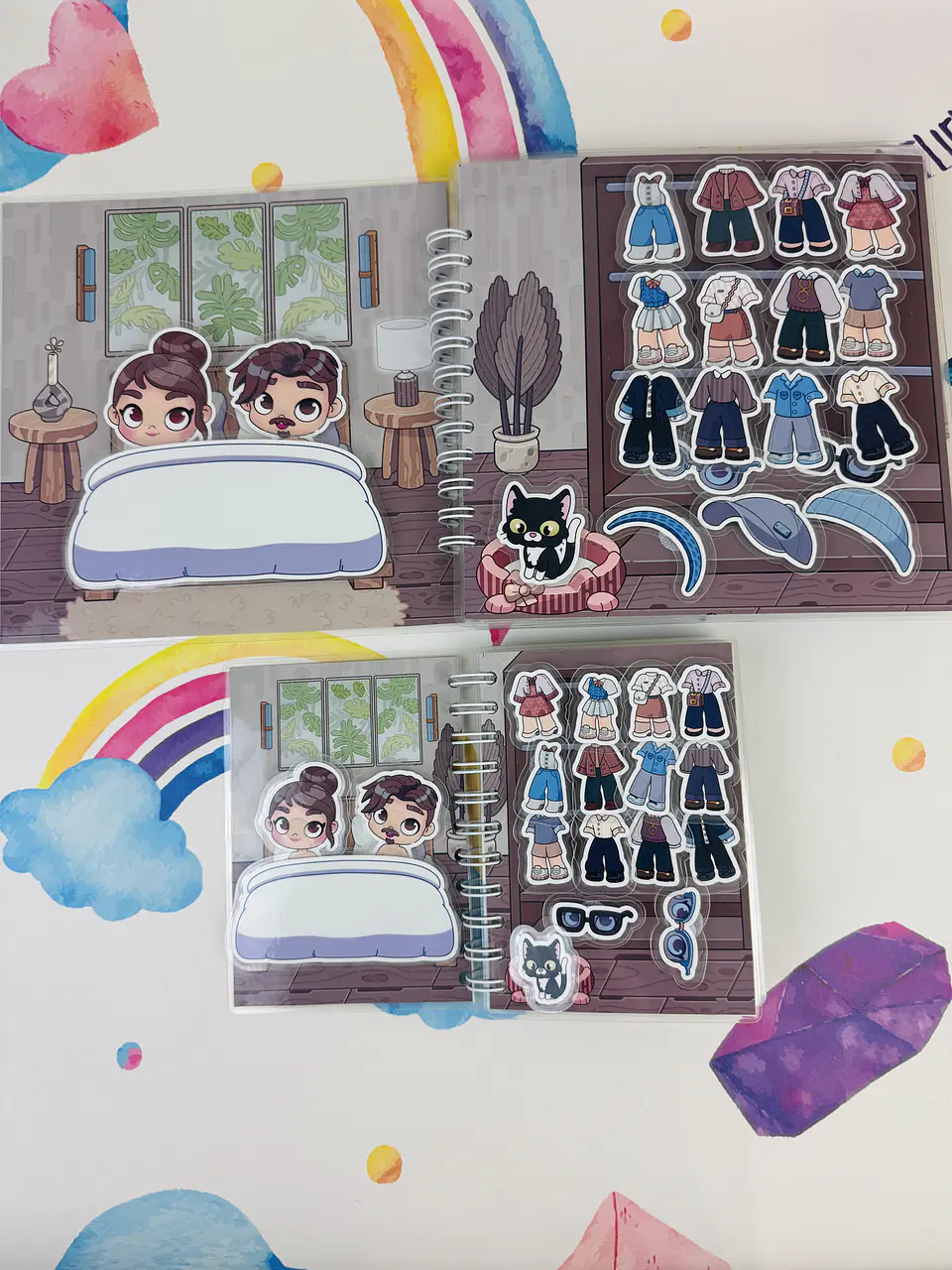 AVATAR WORLD BRONW + STICKERS  8