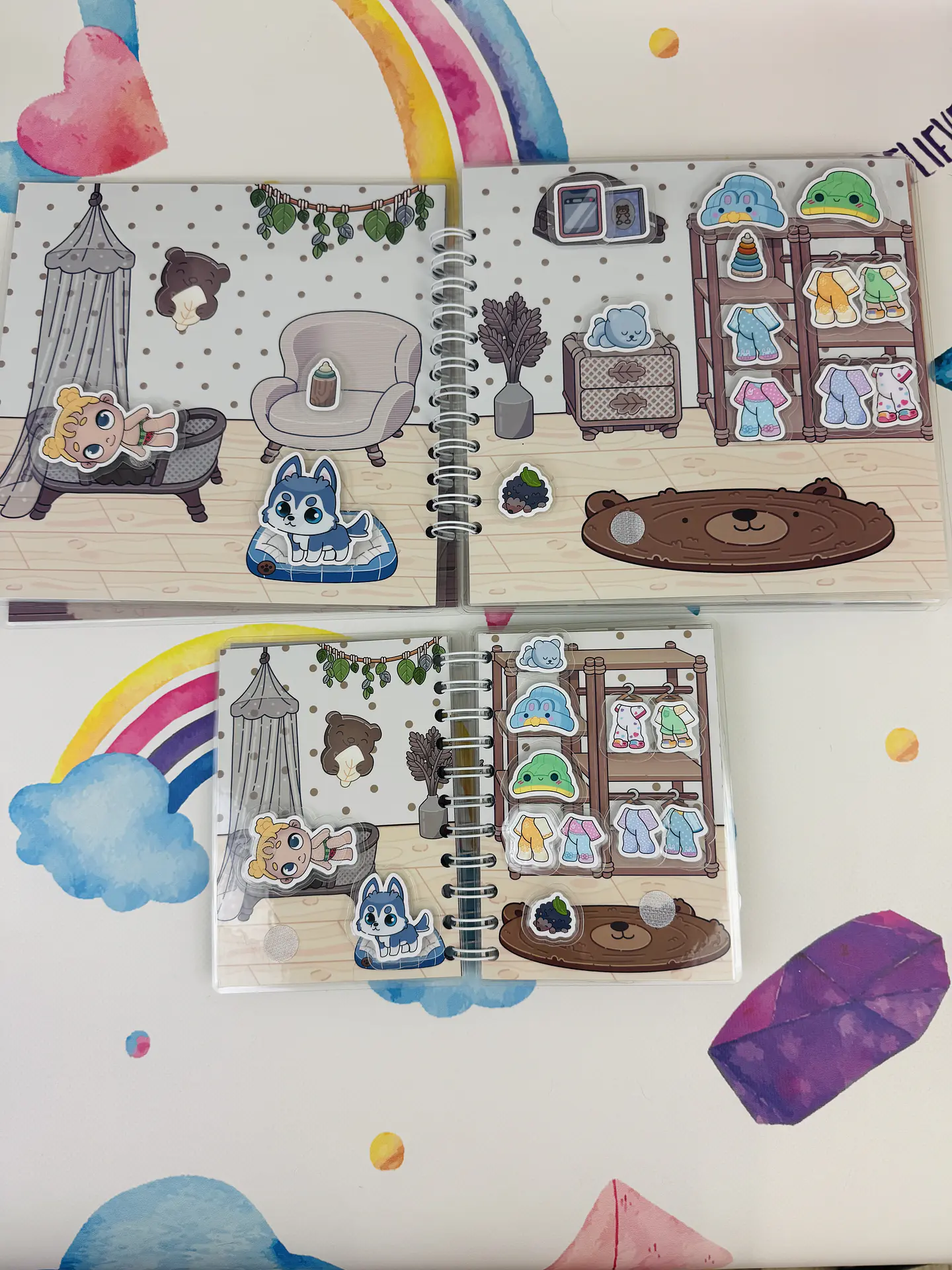 AVATAR WORLD BRONW + STICKERS  12