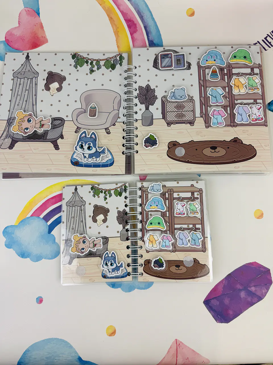 AVATAR WORLD BRONW + STICKERS  12