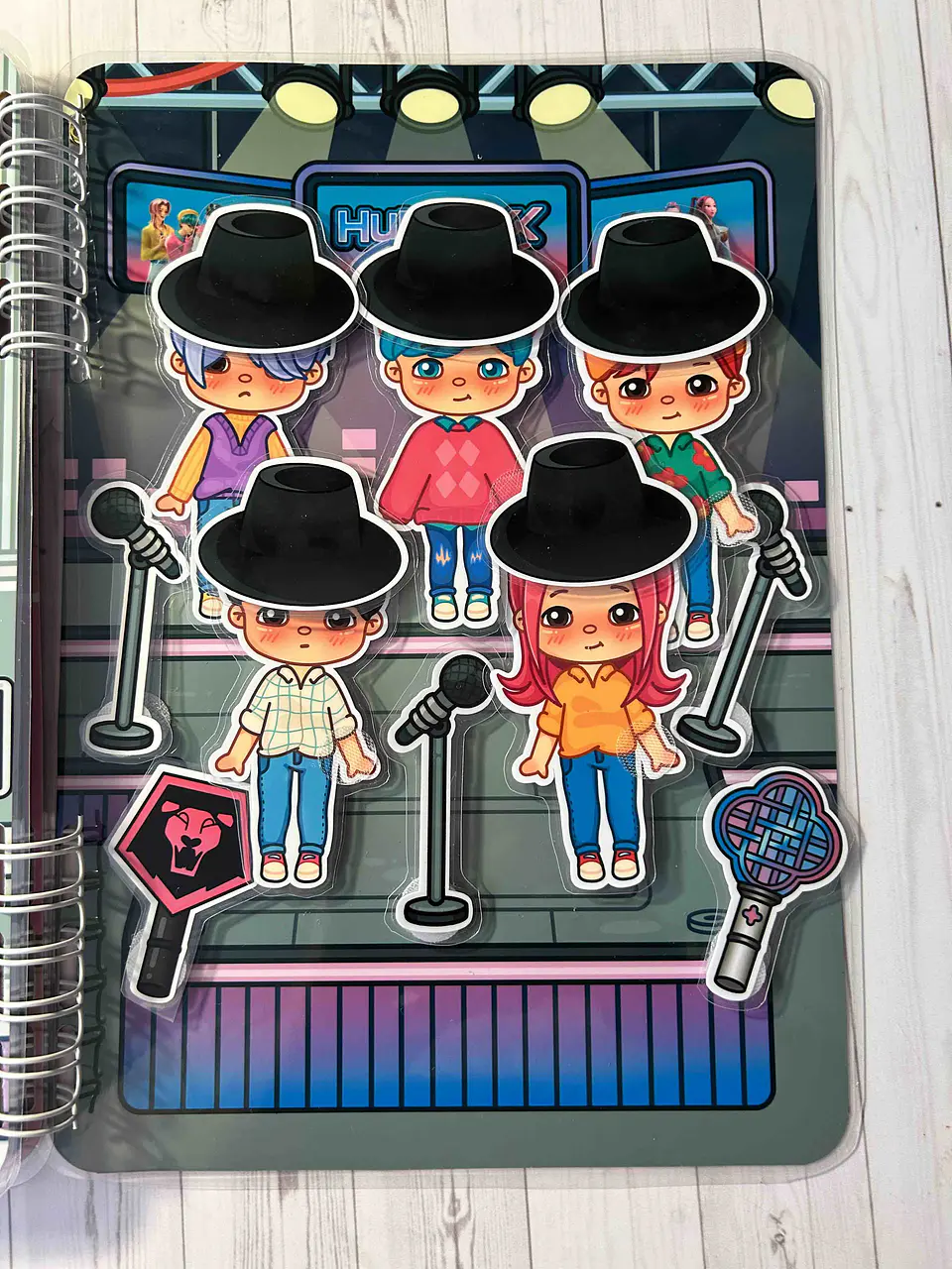 KPOP DEMON HUNTERS SAJA BOYS  A4 8
