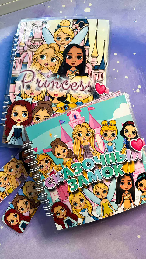 CASTILLO DE ENSUEÑO PRINCESAS DISNEY 2 BOOKS