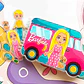 CARRO MÓVIL BARBIE  Y FAMILIA - Miniatura 1